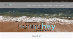 Desktop Screenshot of hannahey.com
